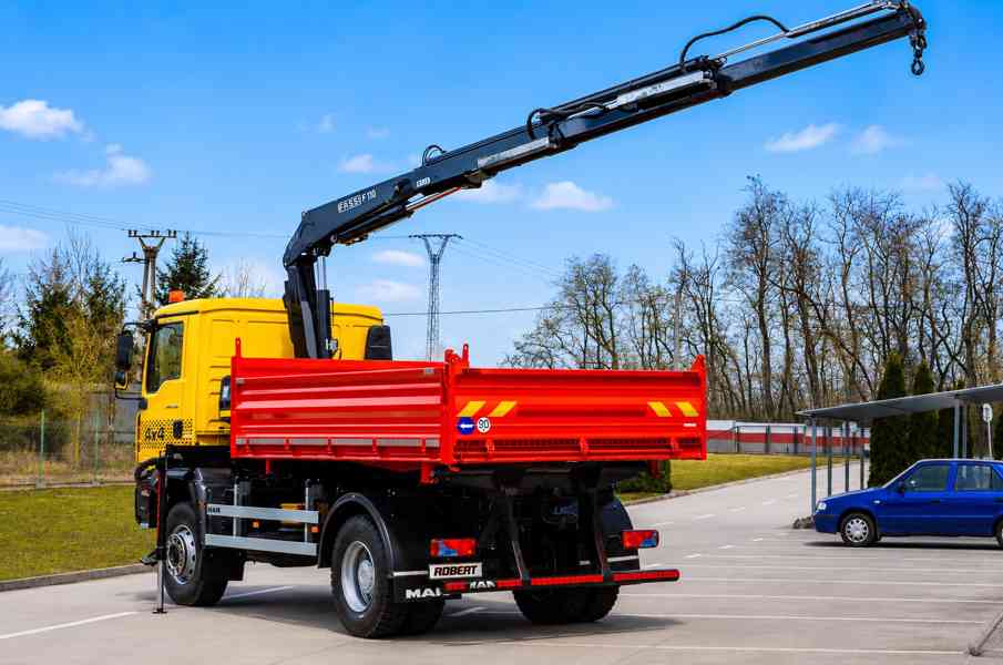MAN TGA 18.280 4X4 TŘÍSTRANNÝ SKLÁPĚČ + HYDR. RUKA - EURO4 - foto 2