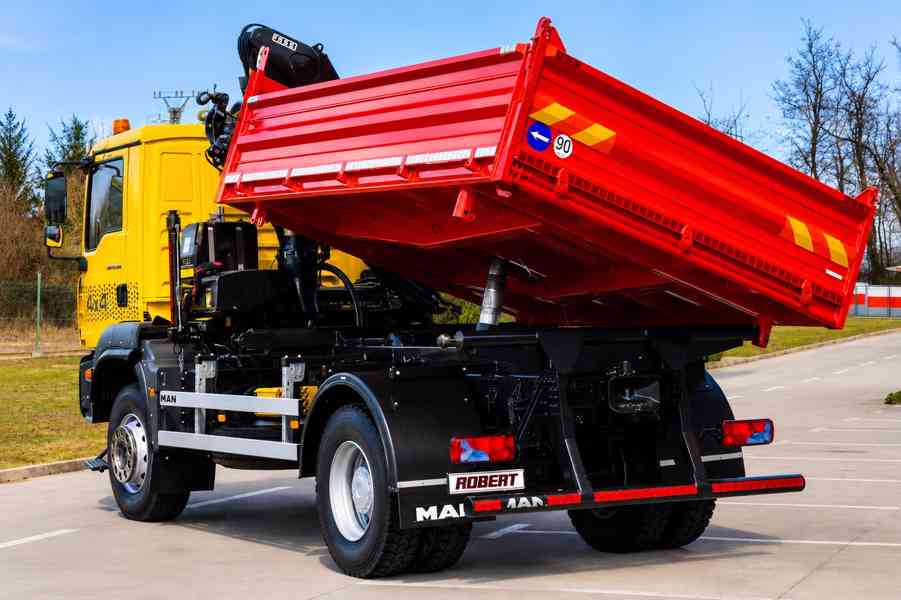 MAN TGA 18.280 4X4 TŘÍSTRANNÝ SKLÁPĚČ + HYDR. RUKA - EURO4 - foto 6