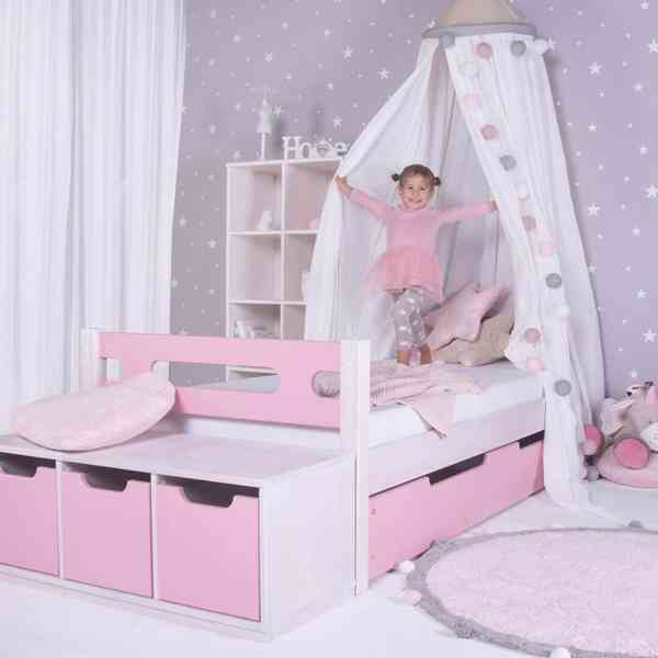 Dětská nová dřevěná postel včetně matrace DOMESTAV - foto 10