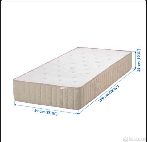 MATRACE 90x200 CM VATNESTRÖM / IKEA NOVÁ NEROZBALENÁ - foto 3