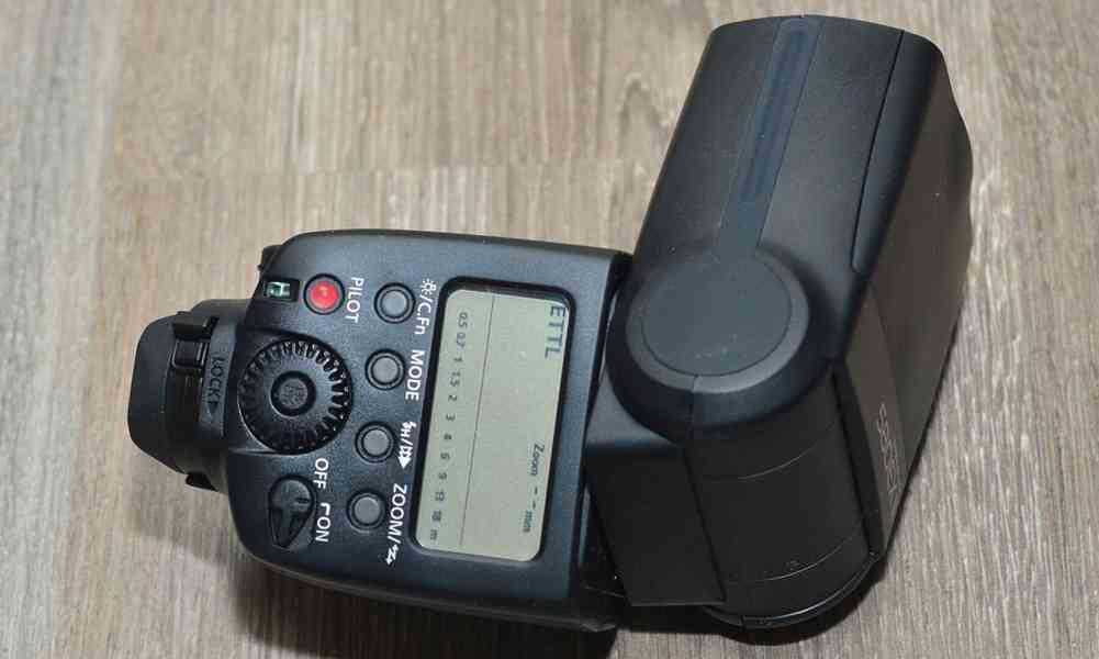 blesk Canon Speedlite 580 EX II E-TTL master-slave - foto 6