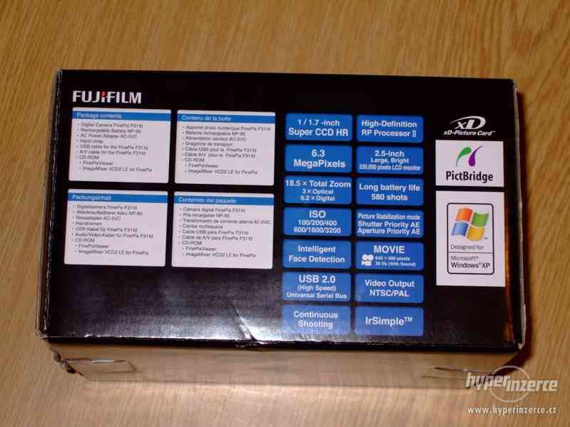 Prodám fotoaparát FinePix F31fd - foto 3