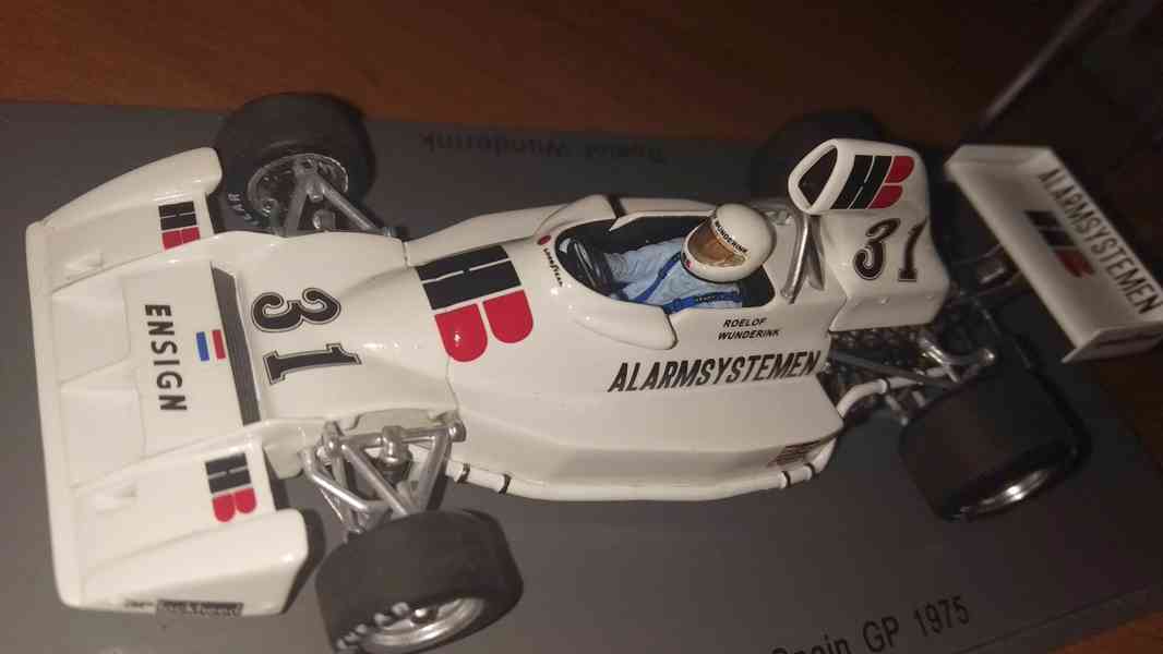 F1 Ensign N174 #31 Roelof Wunderink 1975 Spain GP Spark 1:43 - foto 6