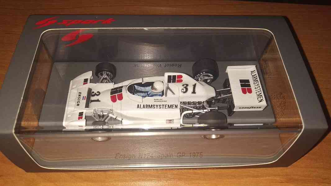 F1 Ensign N174 #31 Roelof Wunderink 1975 Spain GP Spark 1:43 - foto 2