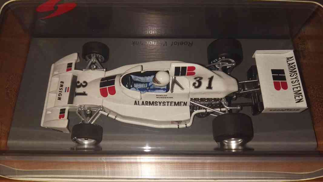 F1 Ensign N174 #31 Roelof Wunderink 1975 Spain GP Spark 1:43 - foto 3