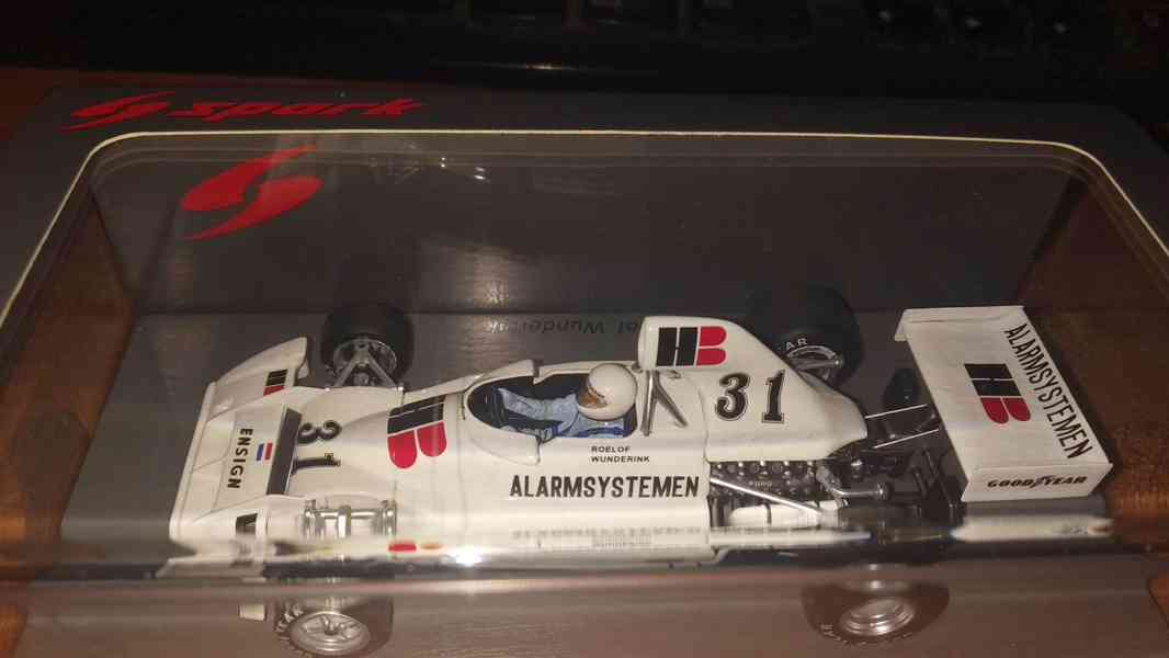 F1 Ensign N174 #31 Roelof Wunderink 1975 Spain GP Spark 1:43 - foto 4