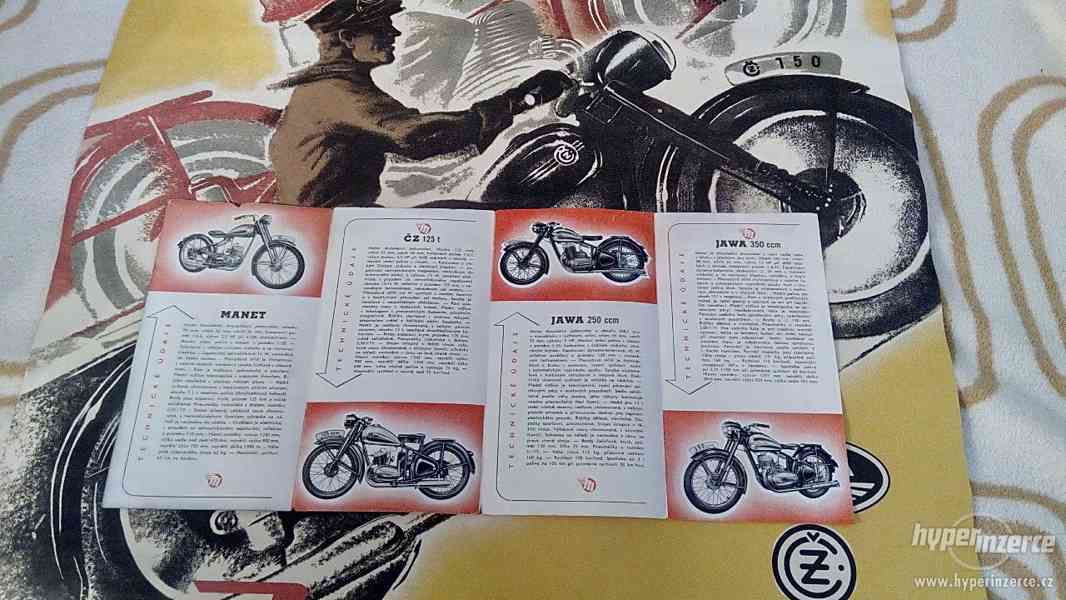 Mototechna brožura Jawa ČZ 250 pérák čz 125 t prospekt - foto 2