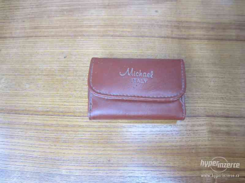 Retro peněženka Michael Italy 9x6cm, na opravu. - foto 1