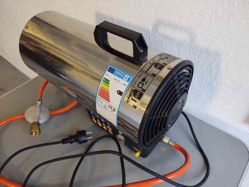 Plynová horkovzdušná turbína GGH 17 INOX - foto 3