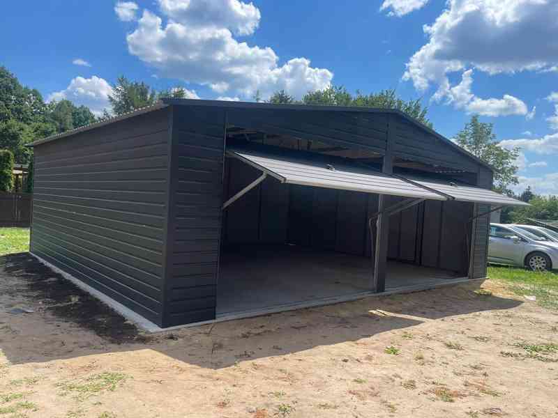 Plechová garáž 6x5m - foto 2