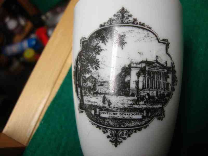 Starožitné porcelánové pohárky Berlín výroba Wallendorf top - foto 14