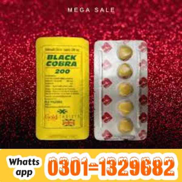 Black Cobra 200mg Tablets In Pakistan & 0301=1329682 & cod