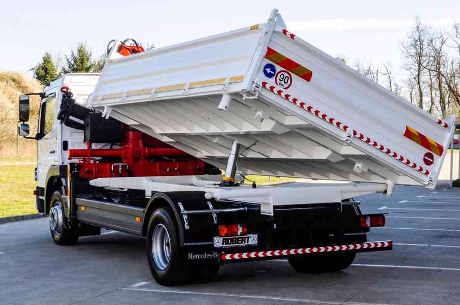 MERCEDES ATEGO 1222 TŘÍSTRANNÝ SKLÁPĚČ HYDRAULICKÁ RUKA EU5 - foto 97