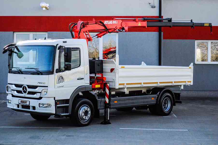 MERCEDES ATEGO 1222 TŘÍSTRANNÝ SKLÁPĚČ HYDRAULICKÁ RUKA EU5 - foto 102