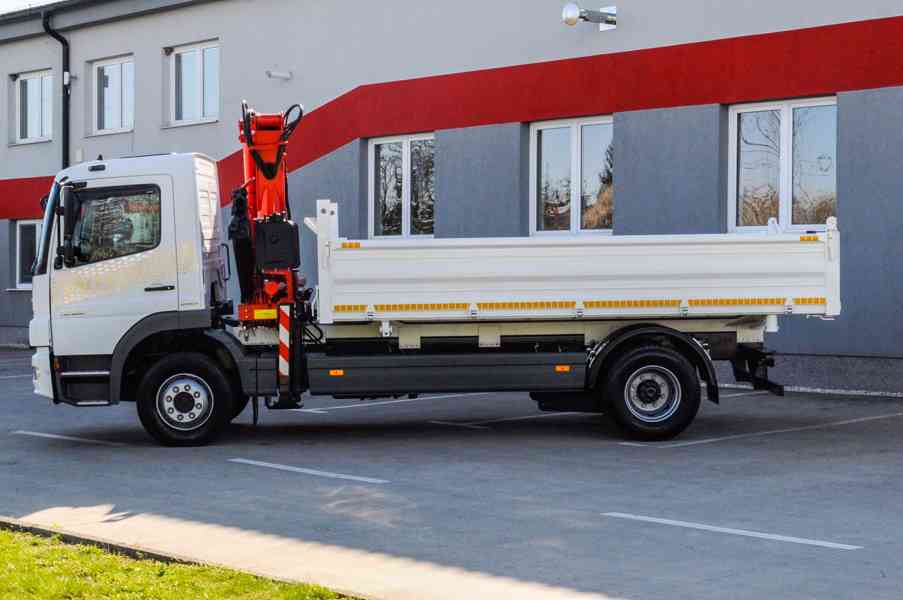 MERCEDES ATEGO 1222 TŘÍSTRANNÝ SKLÁPĚČ HYDRAULICKÁ RUKA EU5 - foto 4