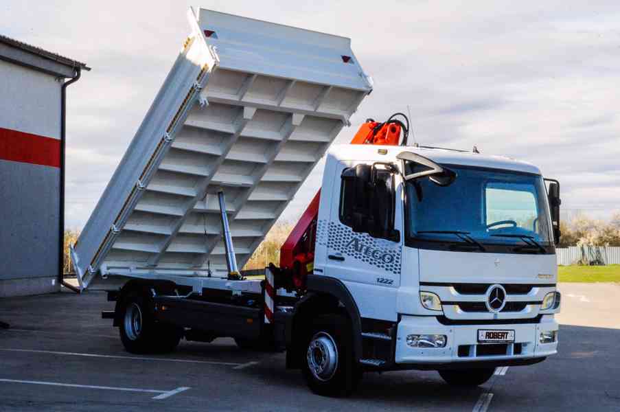 MERCEDES ATEGO 1222 TŘÍSTRANNÝ SKLÁPĚČ HYDRAULICKÁ RUKA EU5 - foto 74