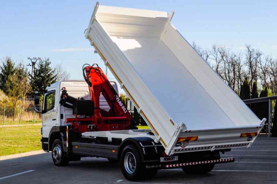 MERCEDES ATEGO 1222 TŘÍSTRANNÝ SKLÁPĚČ HYDRAULICKÁ RUKA EU5 - foto 77