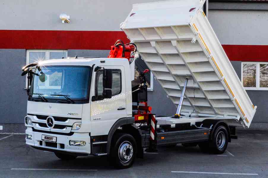 MERCEDES ATEGO 1222 TŘÍSTRANNÝ SKLÁPĚČ HYDRAULICKÁ RUKA EU5 - foto 75