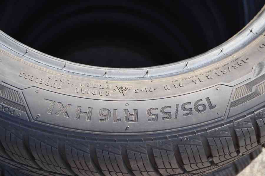4ks téměr NOVÉ zimní pneu 195/55R16 Barum Polaris 5 - foto 2