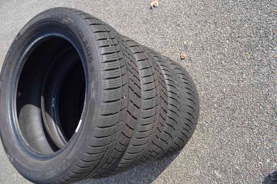 4ks téměr NOVÉ zimní pneu 195/55R16 Barum Polaris 5 - foto 5