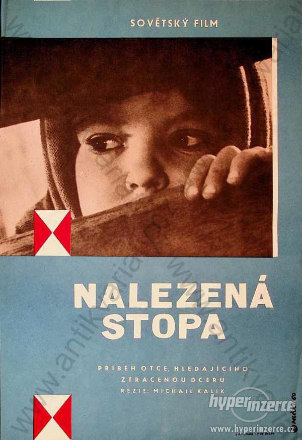 Nalezená stopa Jiří Mlčoch film plakát 1960 - foto 1