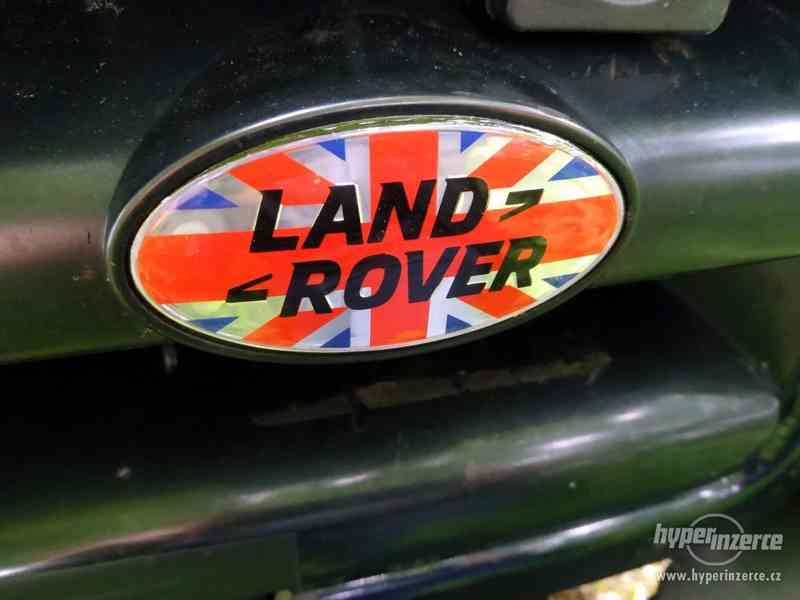 Land Rover 3D logo na masku - Britská vlajka - foto 1