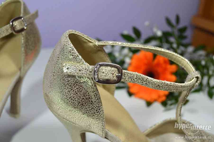 Svatební, společenské boty výprodej - sandálky Erika vel. 35 - foto 5