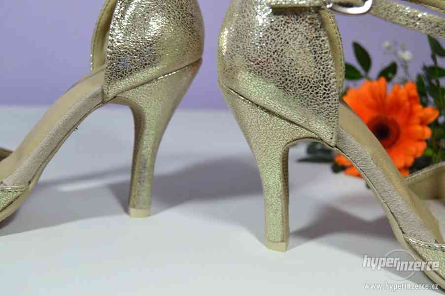 Svatební, společenské boty výprodej - sandálky Erika vel. 35 - foto 6
