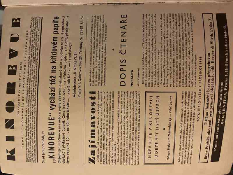 Kinorevue č.16 ročník V z r. 1938 - foto 4