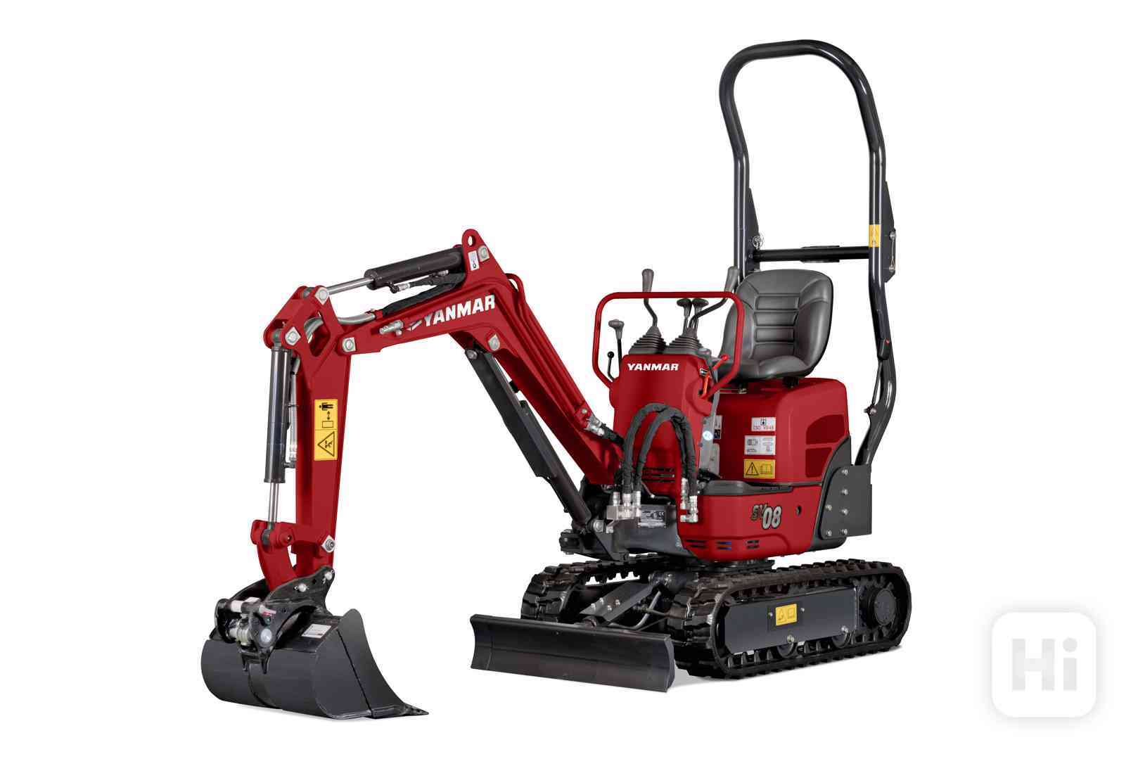 Yanmar SV08 mini rypadlo bagr 1 t - foto 1