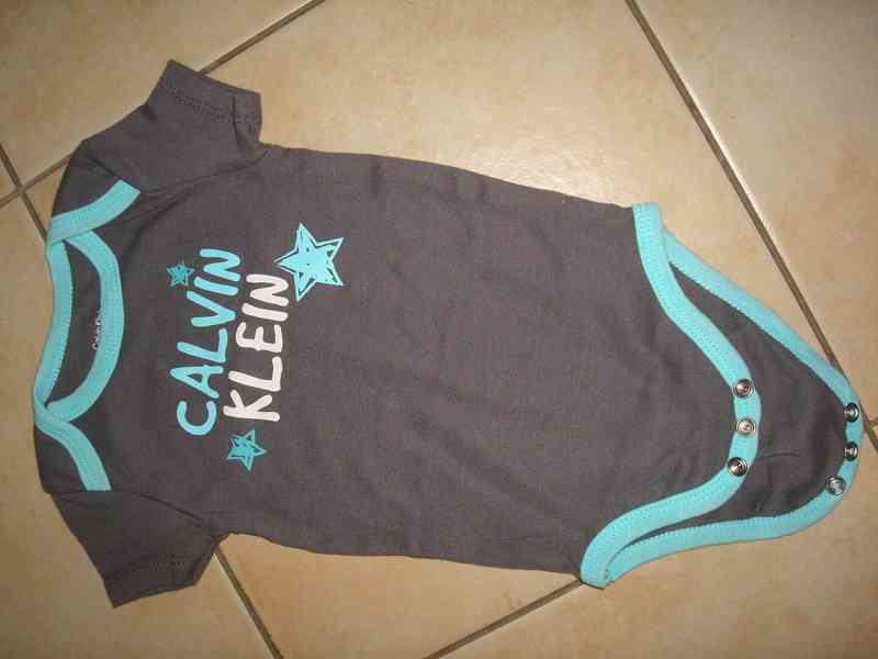 Body Calvin Klein 5 ks 62-68 cm, 3-6měsíců - foto 6