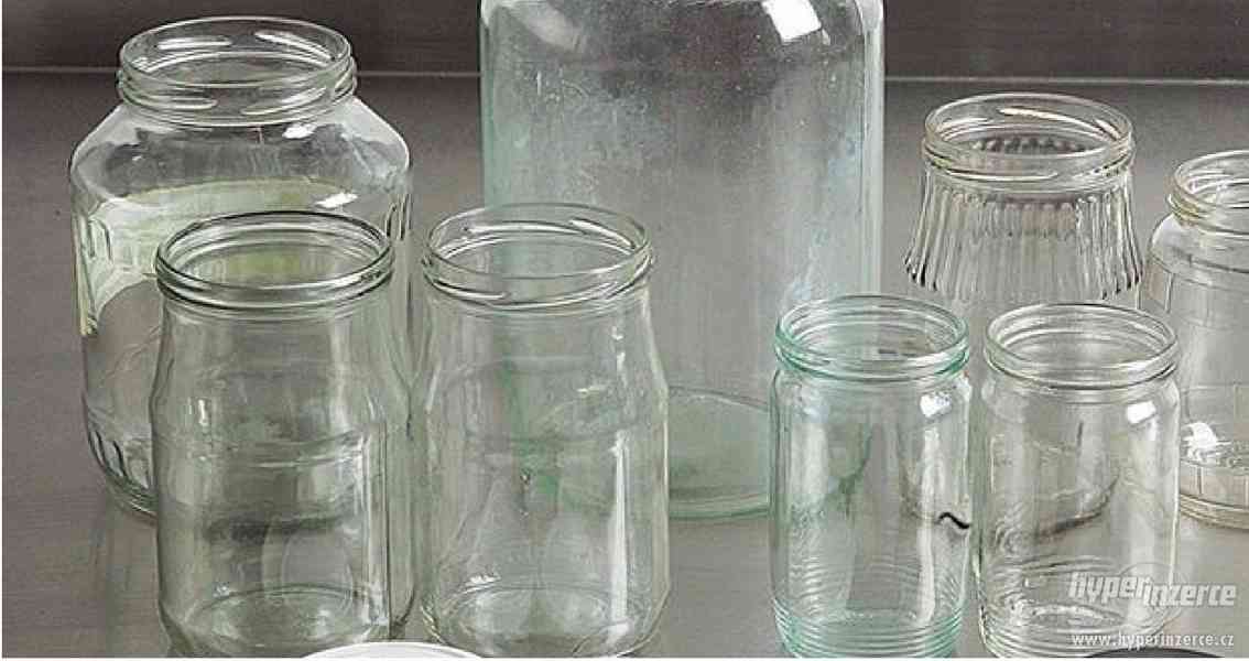 Zavařovací sklenice, různé, větší množství. - foto 2