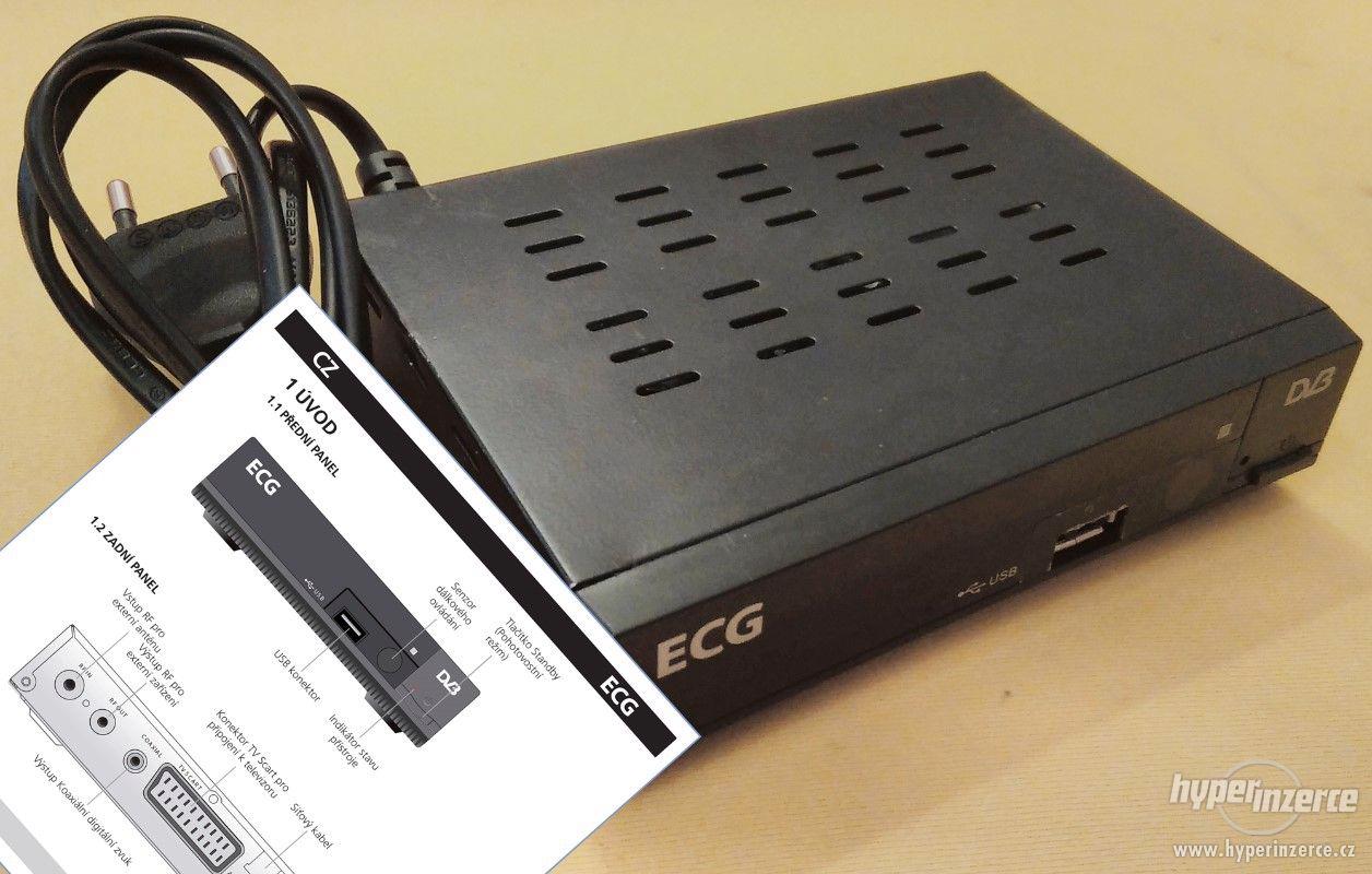 ECG DVT850 - DVB-T přijímač set-top-box. - foto 1
