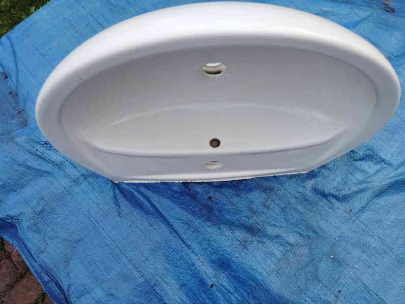 Umyvadla keramická bílá koupelnová (3 ks-různé velikosti) - foto 20