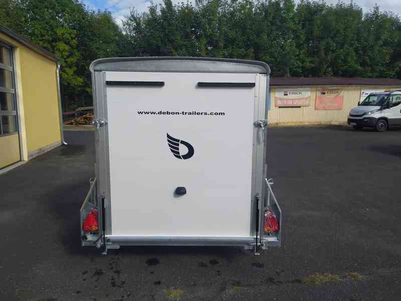 Nový skříňový přívěs řidičák B za auto Debon Cargo 750kg,DPH - foto 9