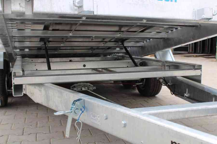 Přívěs na přepravu aut GT KIPPBAR 400 S 2700kg sklopný - foto 2