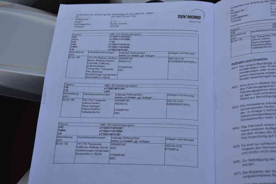 VW Transporter T5, T6, T6.1– NOVÉ Alu kola 6.5x16 ET51, 5x12 - foto 7