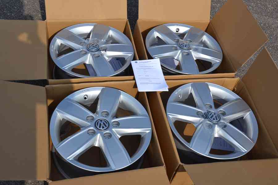 VW Transporter T5, T6, T6.1– NOVÉ Alu kola 6.5x16 ET51, 5x12 - foto 13