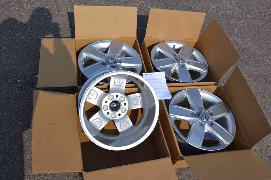 VW Transporter T5, T6, T6.1– NOVÉ Alu kola 6.5x16 ET51, 5x12 - foto 19