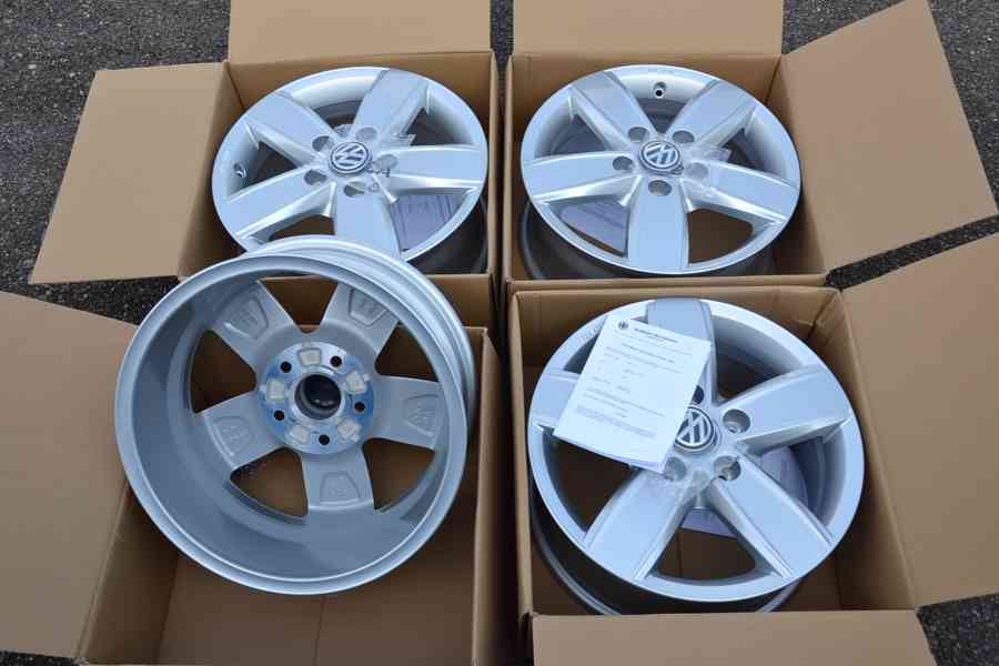 VW Transporter T5, T6, T6.1– NOVÉ Alu kola 6.5x16 ET51, 5x12 - foto 8