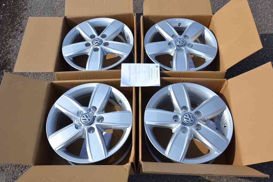 VW Transporter T5, T6, T6.1– NOVÉ Alu kola 6.5x16 ET51, 5x12 - foto 2