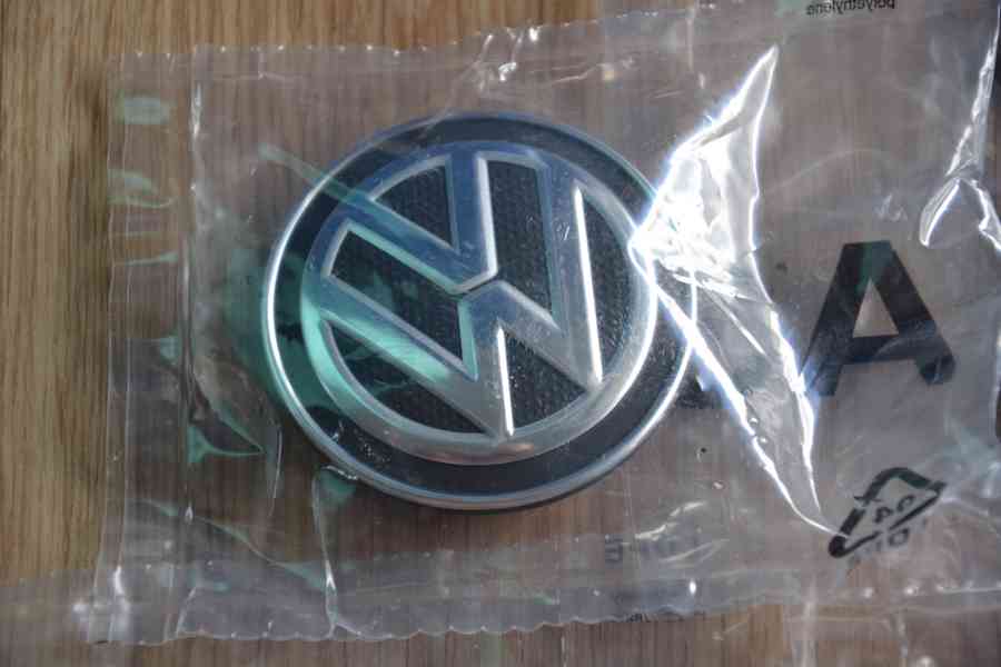 Originál VW středové krytky do alu kol 65mm - foto 4