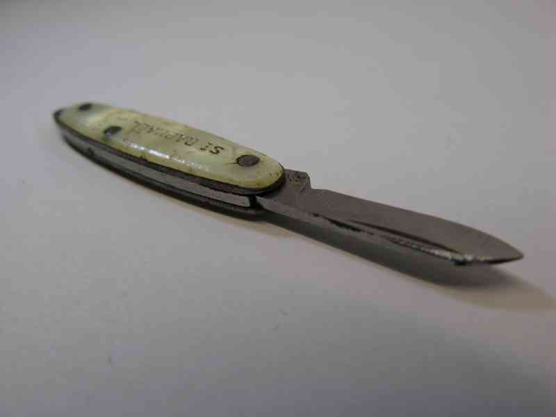 Starý Kapesní Nůž, zavírací, Unikátní Malá velikost - foto 5