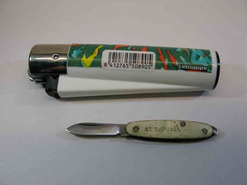 Starý Kapesní Nůž, zavírací, Unikátní Malá velikost - foto 2