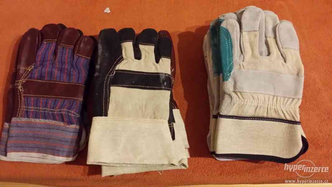 Nové pracovní a svářečské rukavice - levně - foto 1