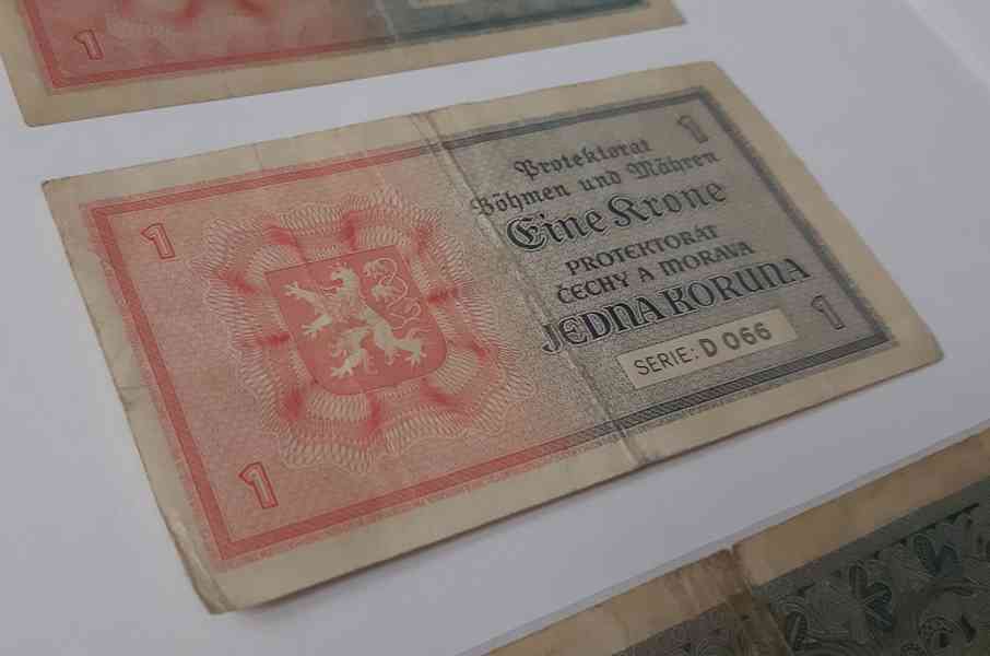 Konvolut bankovek Protektorát Čechy a Morava - foto 10