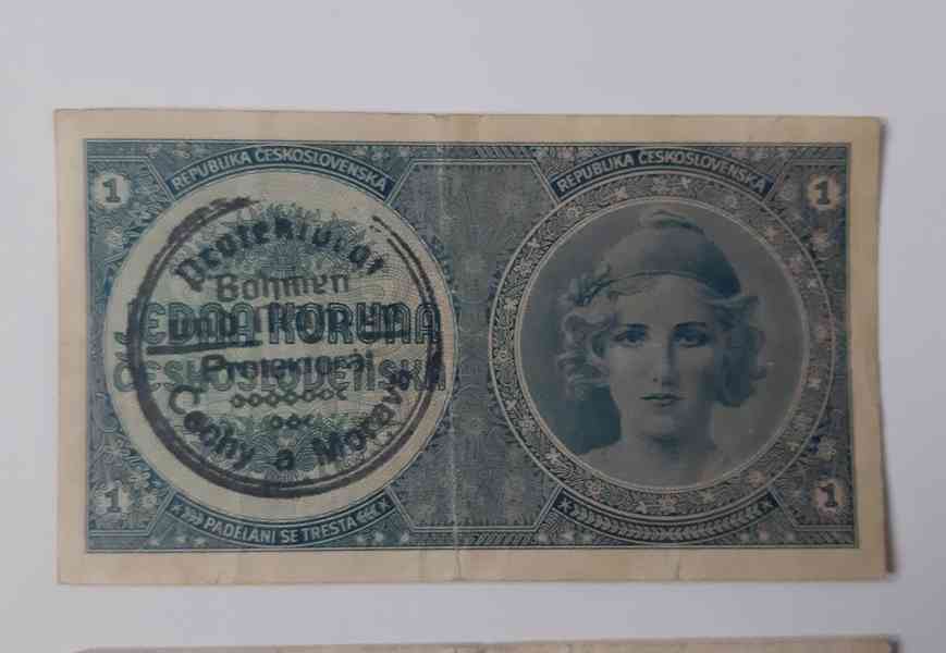 Konvolut bankovek Protektorát Čechy a Morava - foto 3