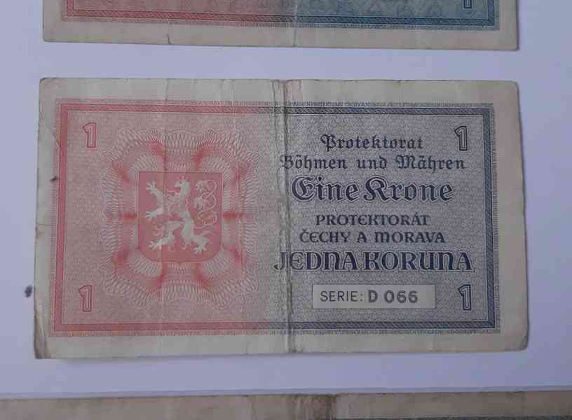 Konvolut bankovek Protektorát Čechy a Morava - foto 9