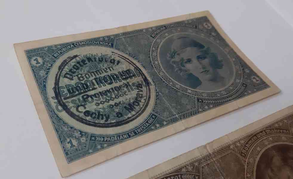 Konvolut bankovek Protektorát Čechy a Morava - foto 4