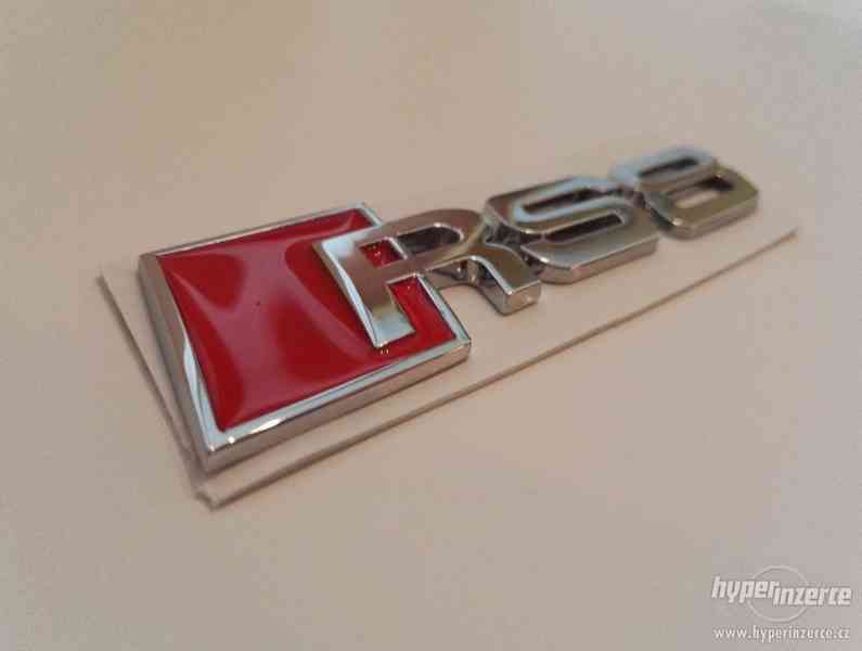 Znak AUDI RS8 kovový - foto 1